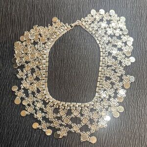 Elegant Silver Statement Necklace